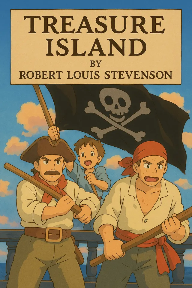 Illustrated cover of Treasure Island